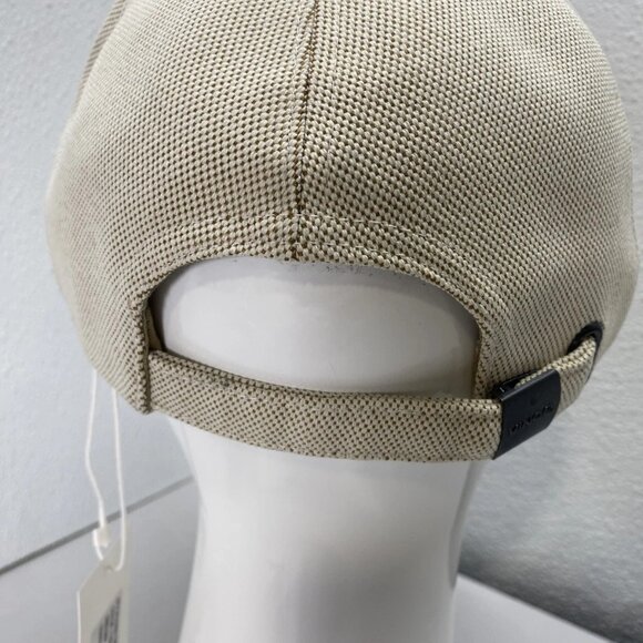 Vince Unisex Leather-Trim Baseball Cap – Beige - Picture 5 of 11